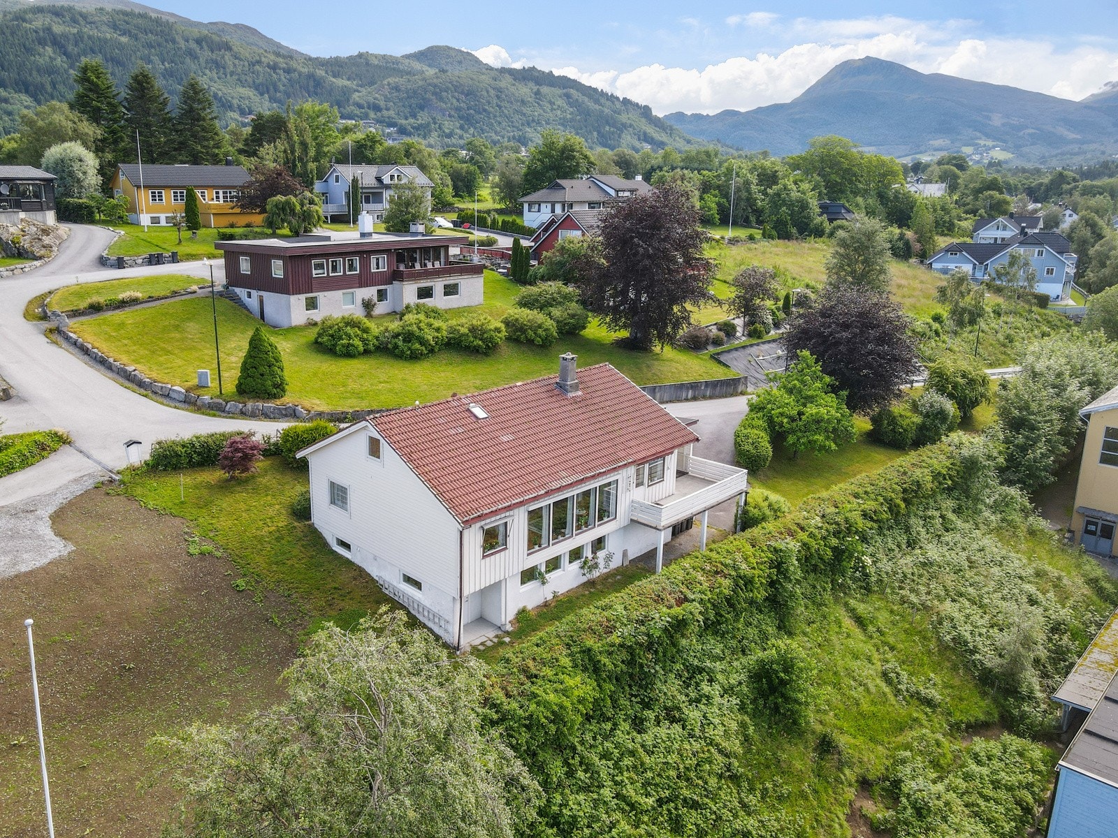 Dronefoto. Galleribilde