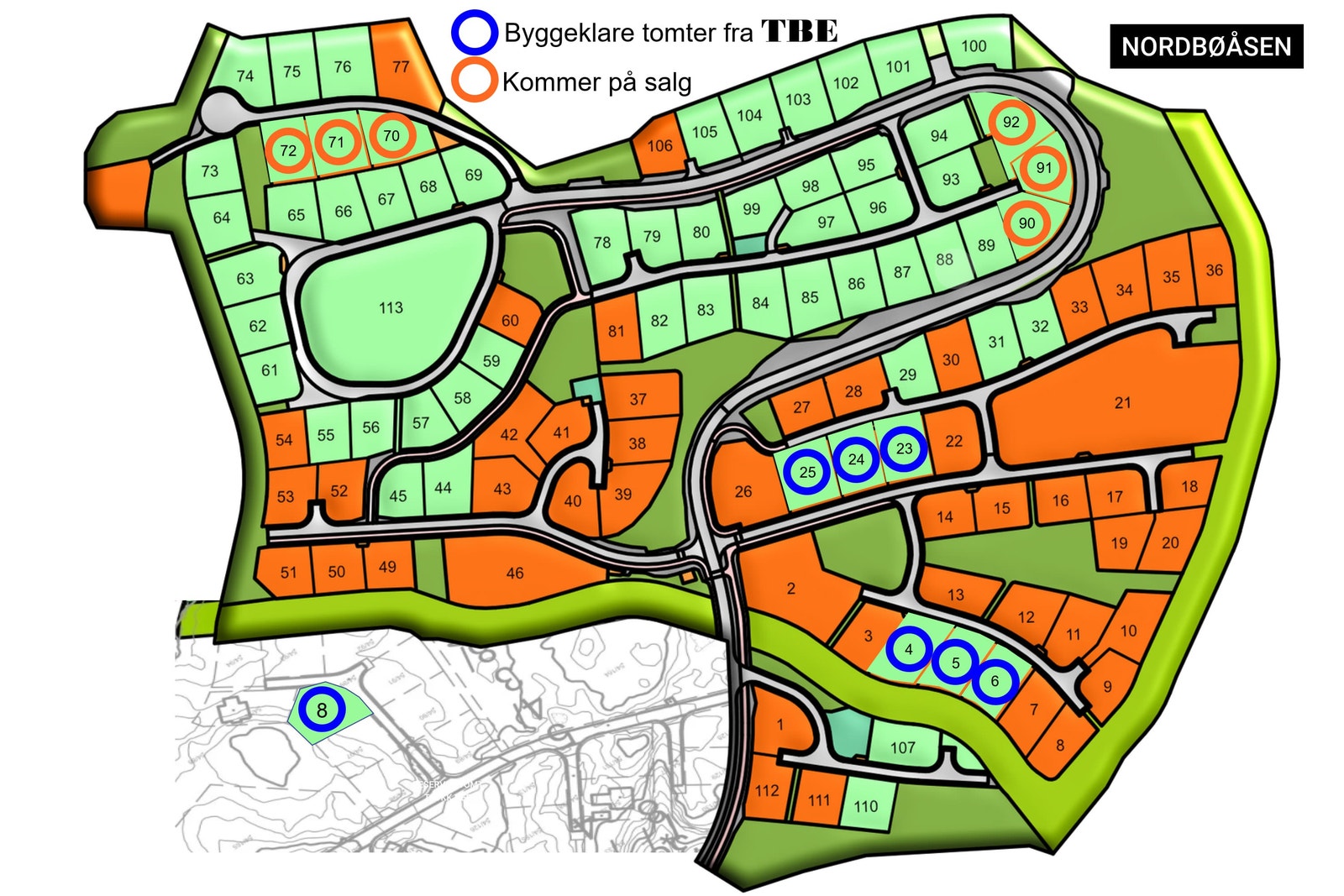 Tomtekart Galleribilde