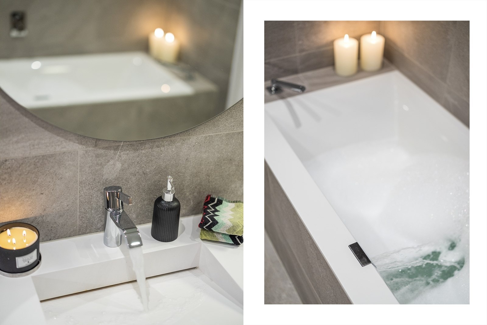 Bad med innredning fra Villeroy & Boch - Armatur fra eksklusive Dornbracht Galleribilde