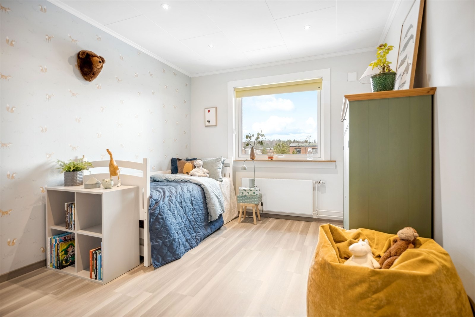 Det andre soverommet passer perfekt som barnerom eller gjesterom - alt etter behov. Galleribilde