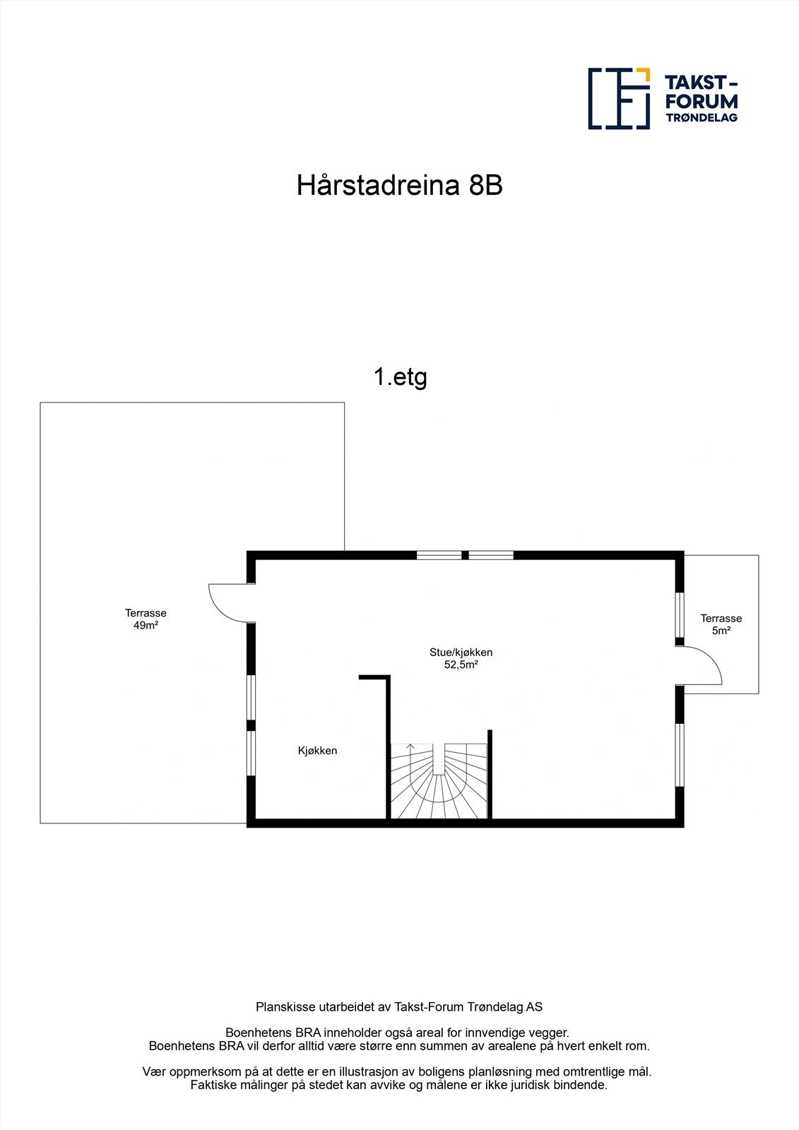 Plantegning 1. etasje Galleribilde