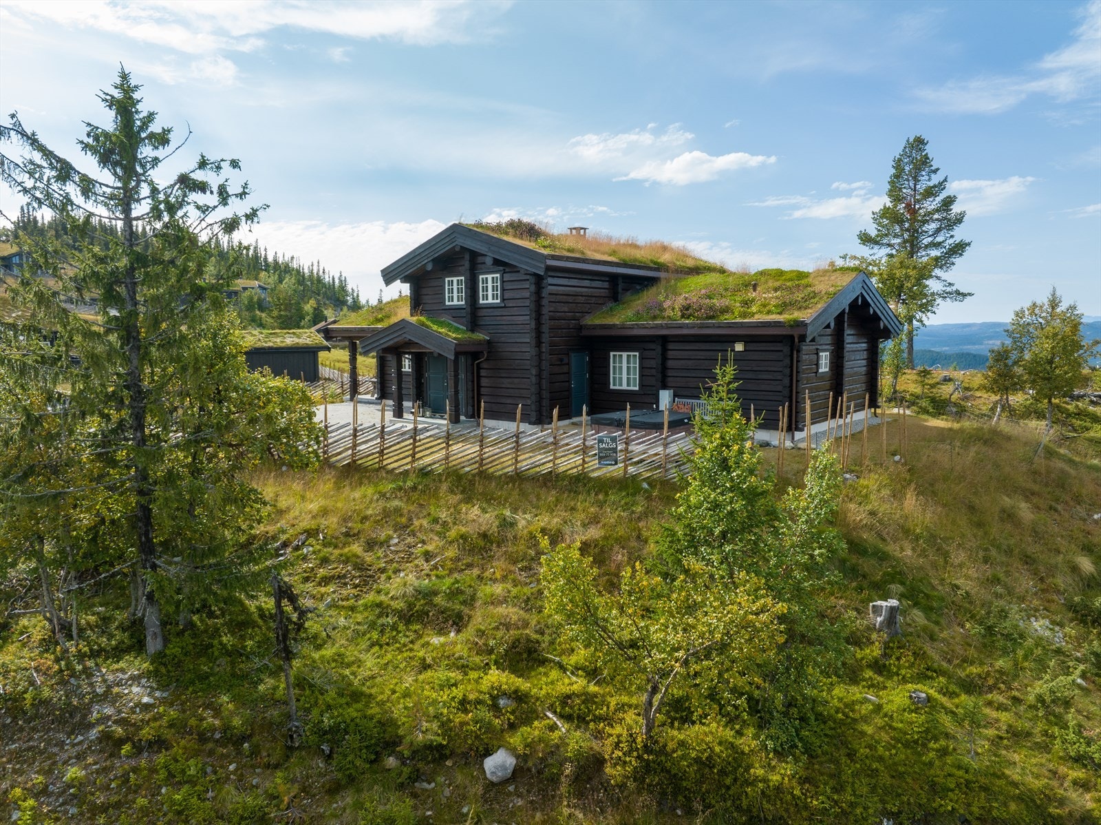 Eiendommen består for det meste av fin høyfjellsnatur og er delvis innrammet av sjarmerende skigard på ca.989 moh. Galleribilde