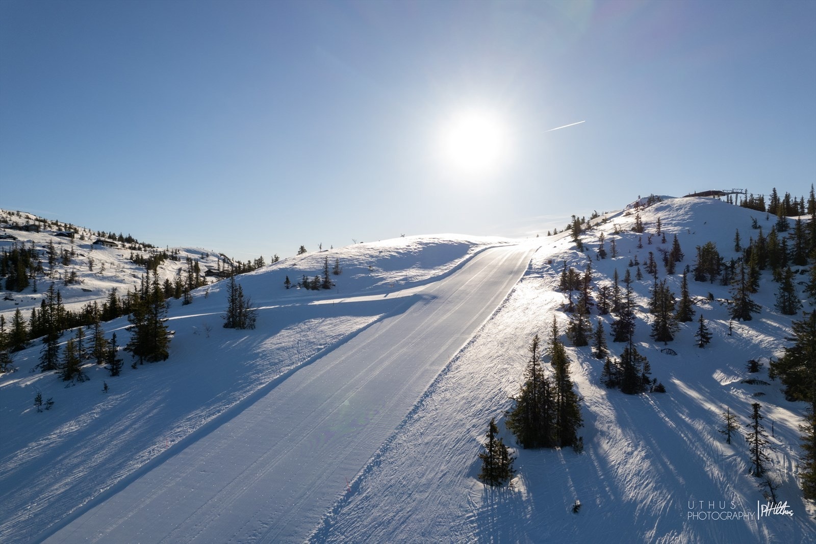 Anlegget er stadig under utvikling og skandinavias råeste stolheis har ankomet Nesfjellet Galleribilde