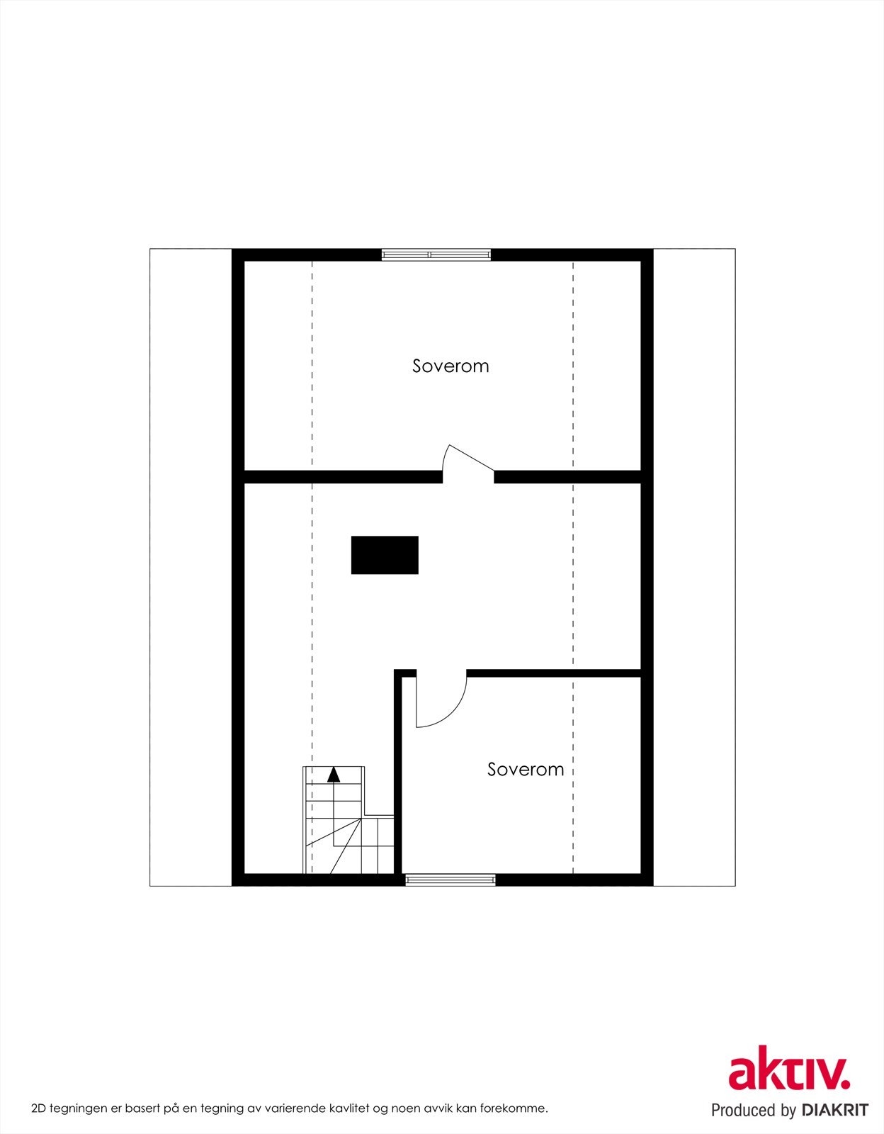 Plantegning loft Galleribilde