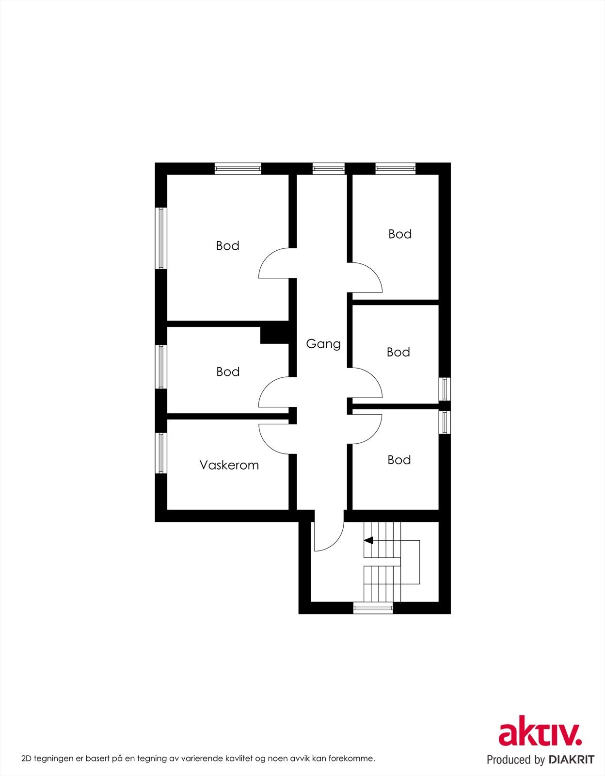 Plantegning kjeller Galleribilde