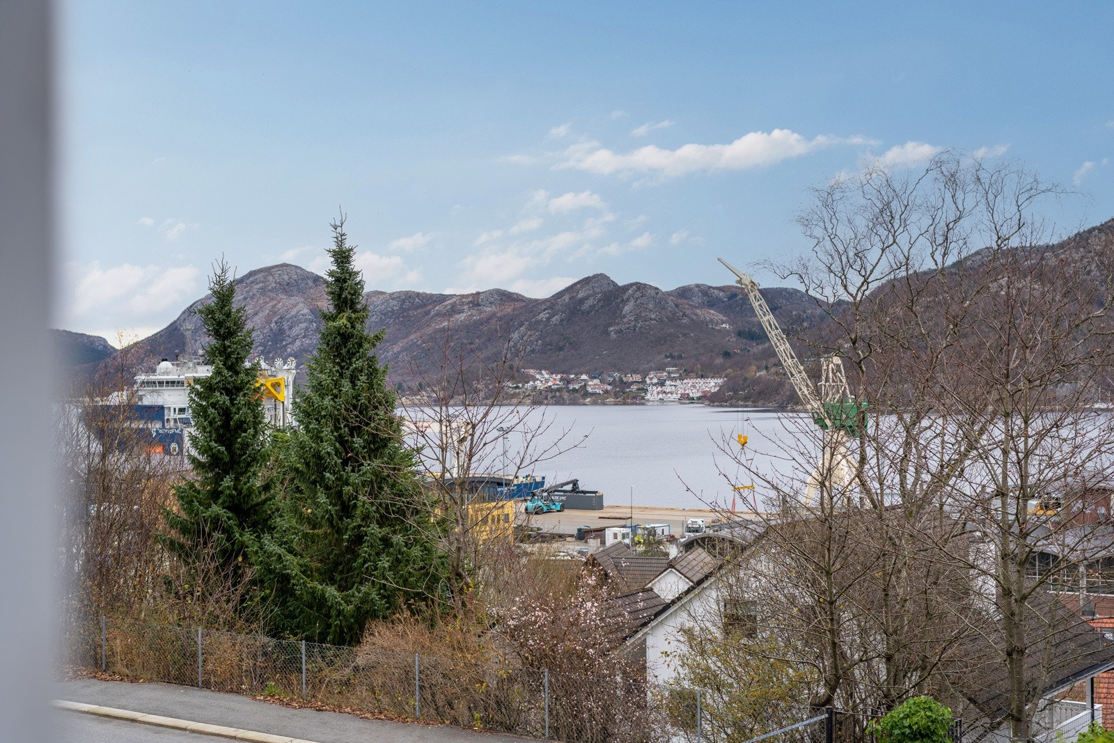 Utsikt fra spisestuen Galleribilde