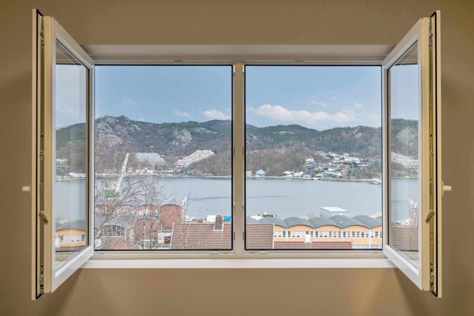 Fin utsikt å våkne til Galleribilde