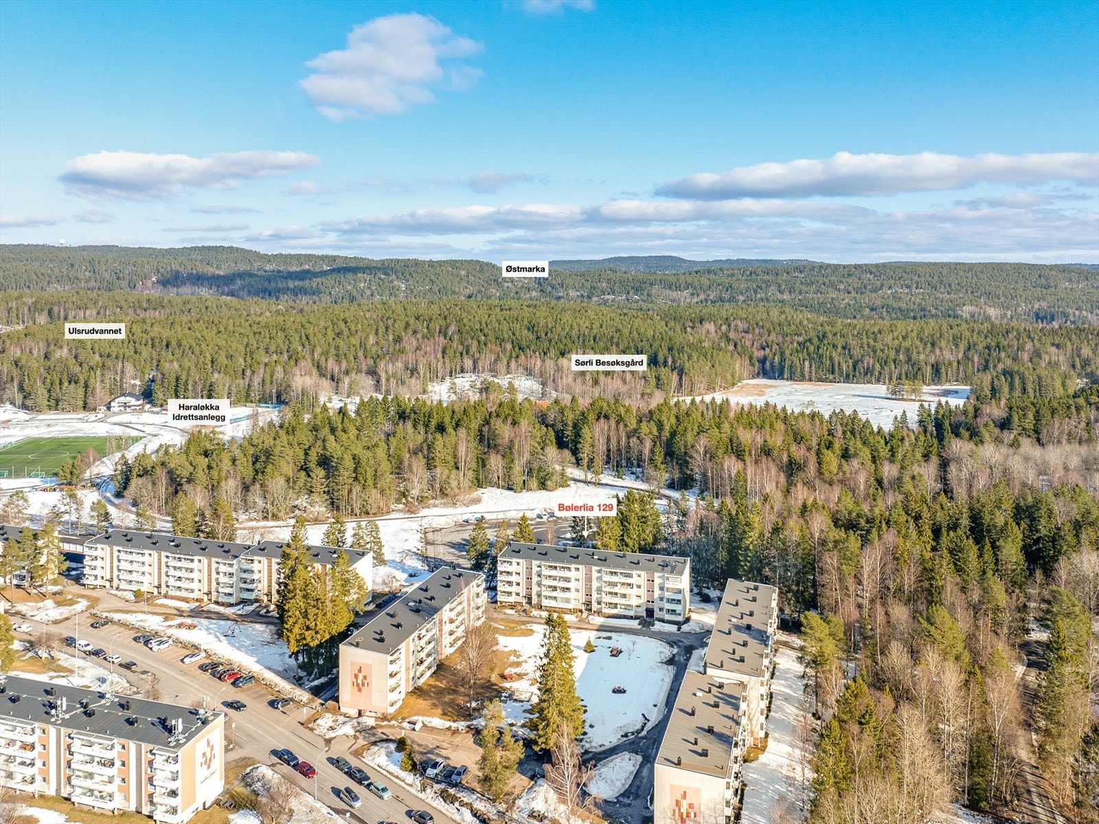Naturen er aldri langt unna med denne beliggenheten Galleribilde