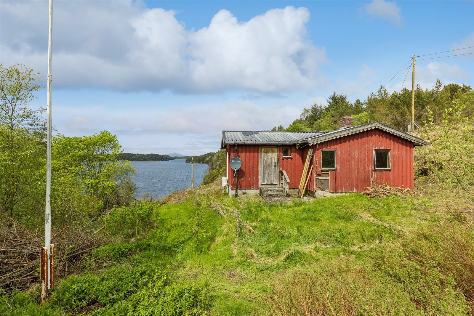 Hytta har et totalt bruksareal på 69 kvm. Galleribilde