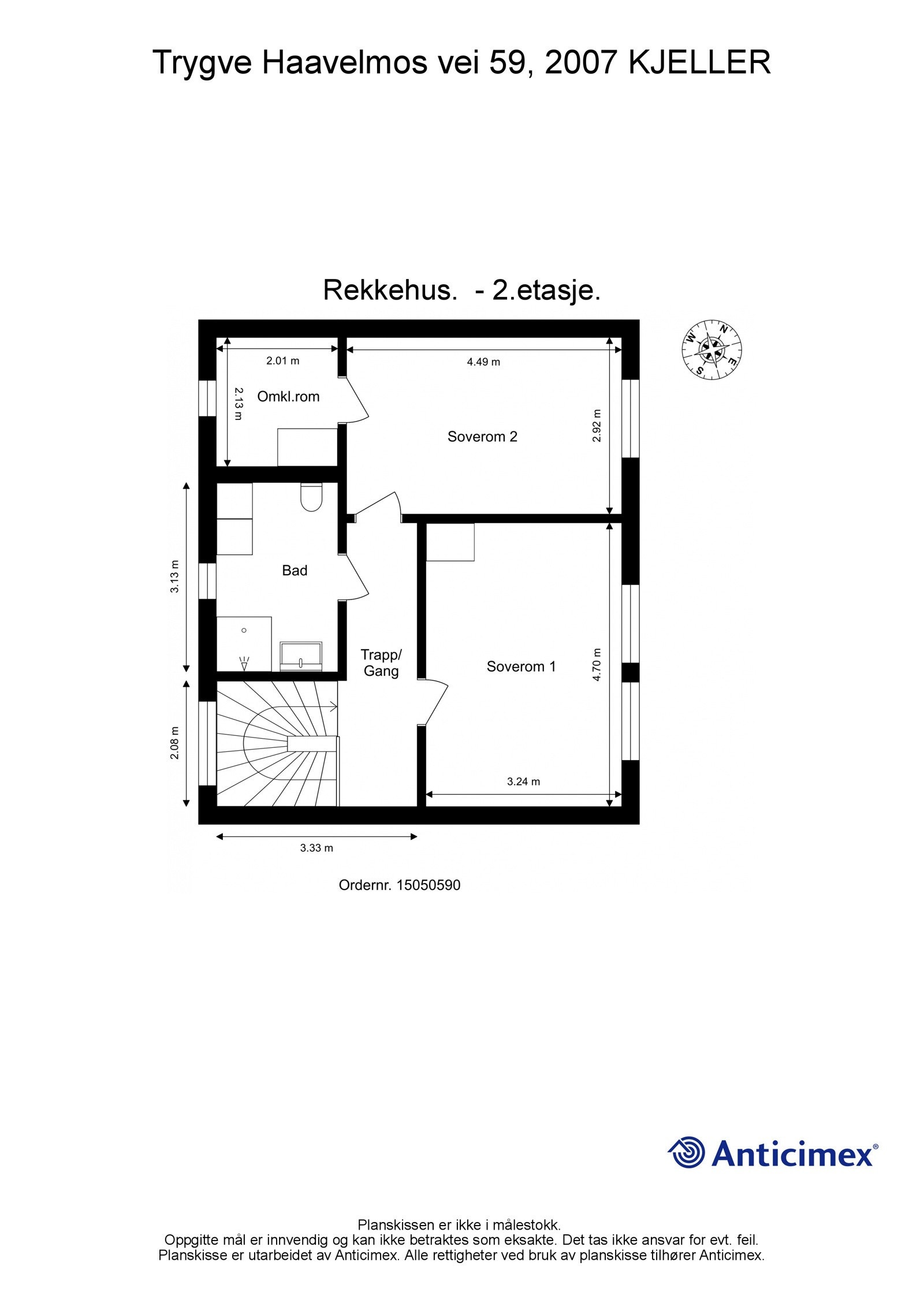 Plantegning - 2. etasje Galleribilde