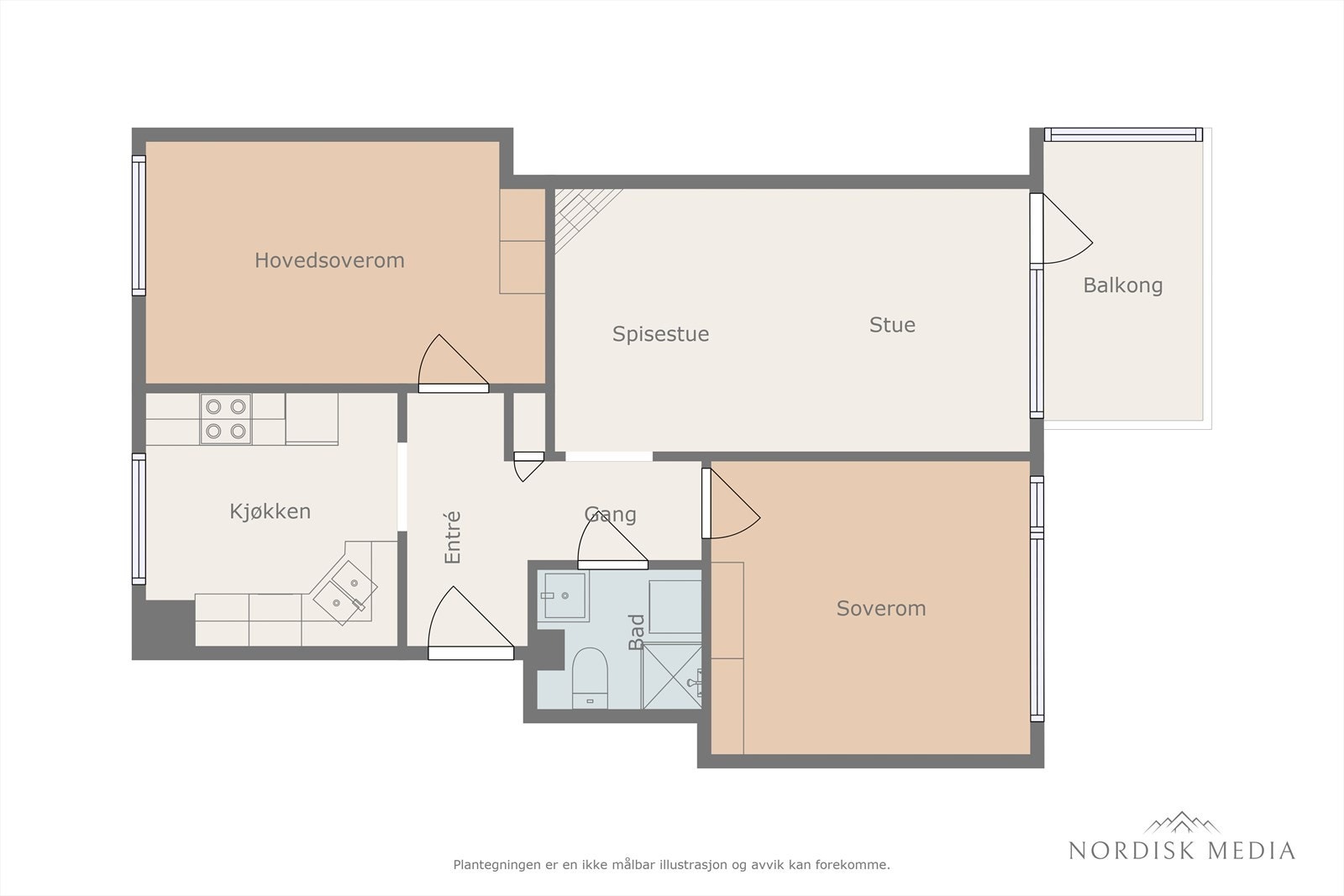 Plantegning | Bredalsmarken 7. Galleribilde