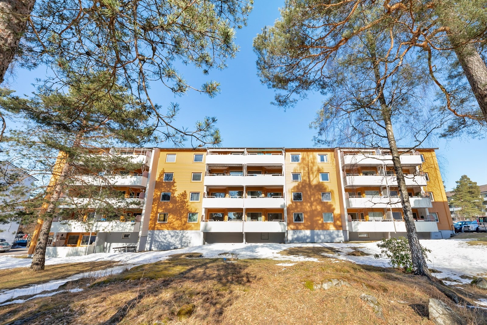 Borettslaget har flotte utearealer for store og små Galleribilde