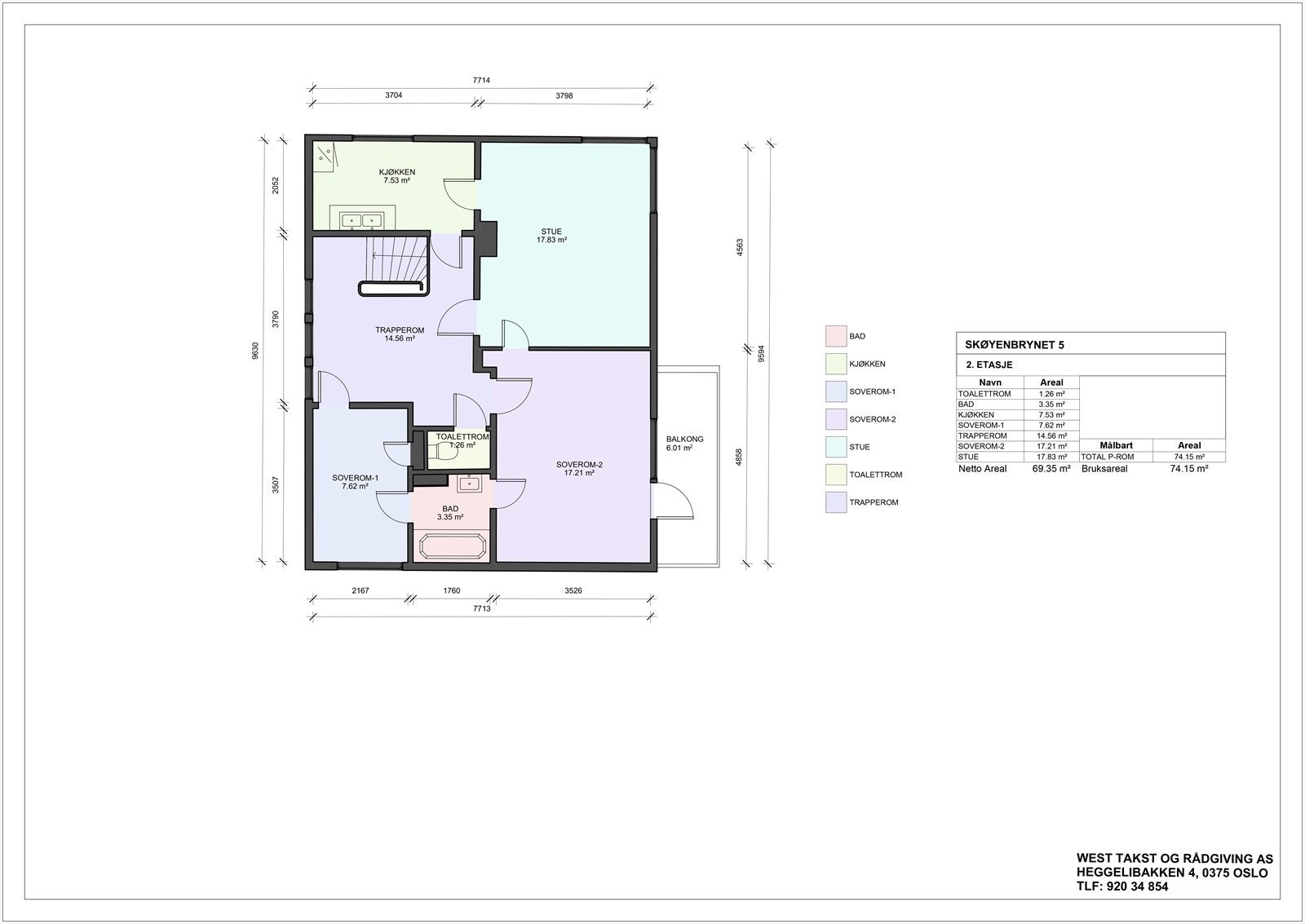 Plantegning 2.etasje. Galleribilde