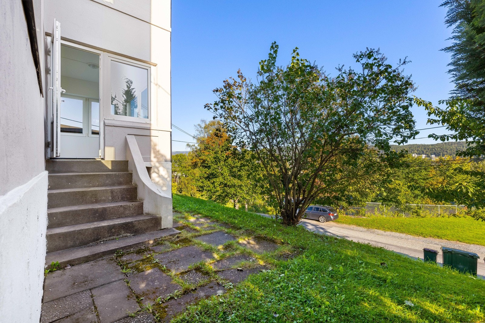 Adkomst fra vinterhage. Galleribilde