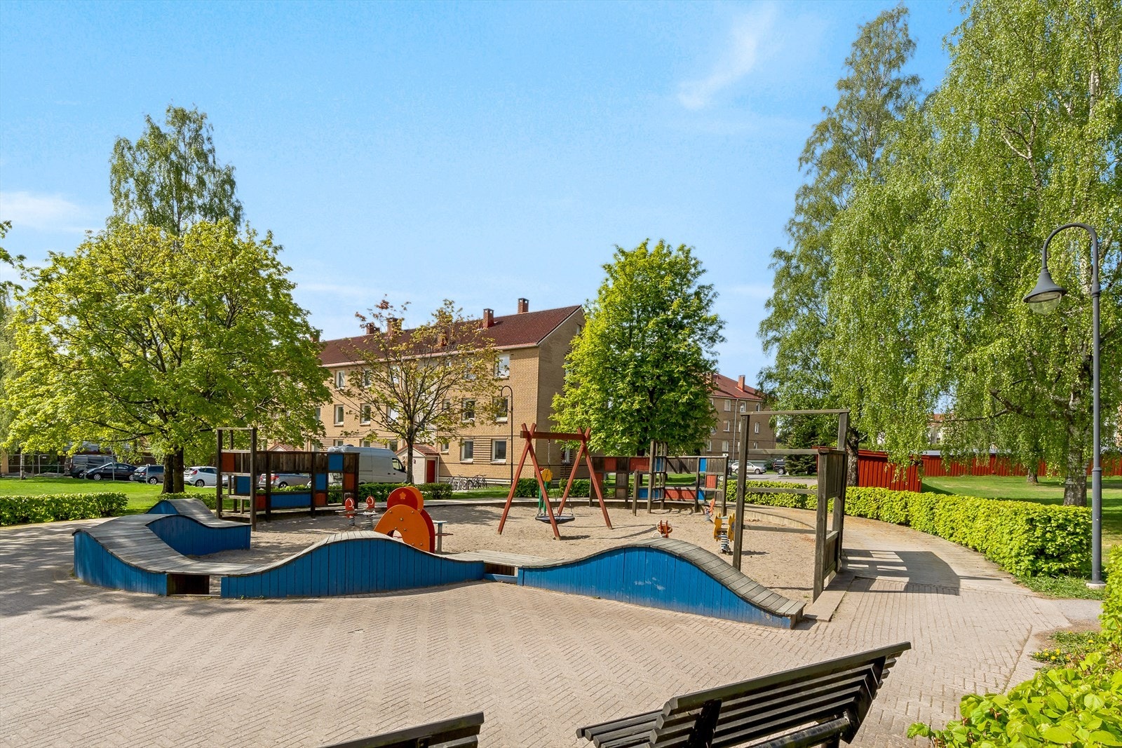 Idylliske Teisen Park er et veldrevet borettslag Galleribilde