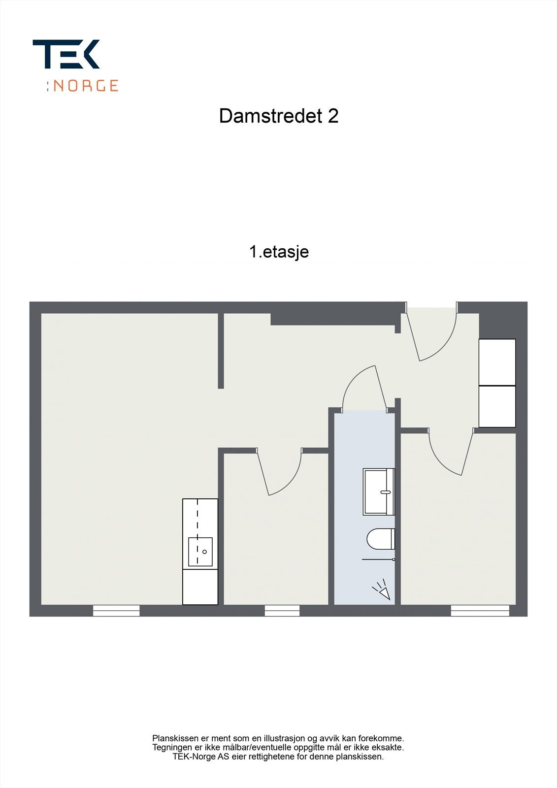 Floorplan letterhead - Damstredet 2 - 1.etasje - 2D Floor Plan.jpg Galleribilde