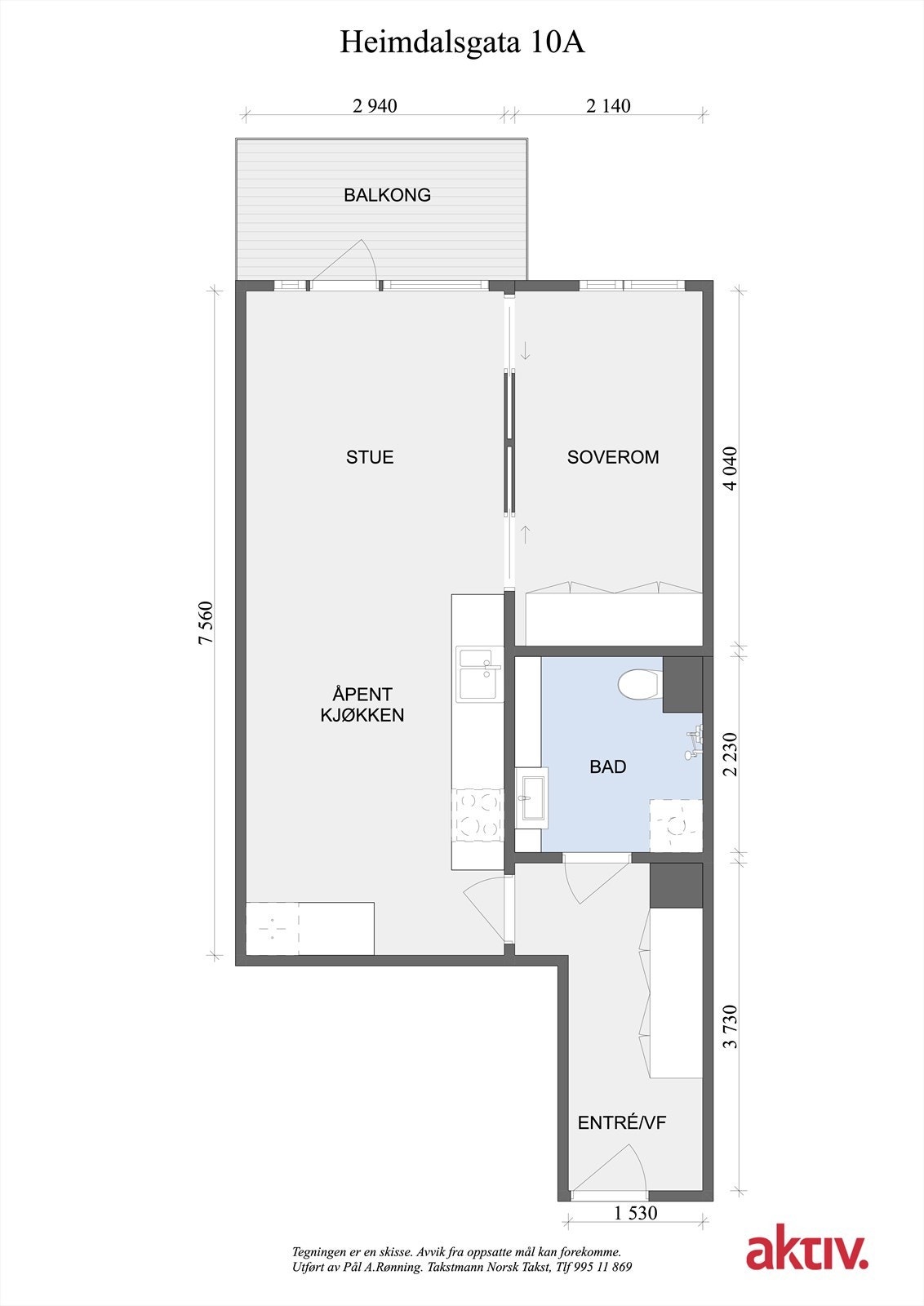 Utover leilighetens interne areal disponerer leiligheten en kjellerbod på ca 4,8 m2.
Felles utvendig sykkelrom i bakgård. Galleribilde