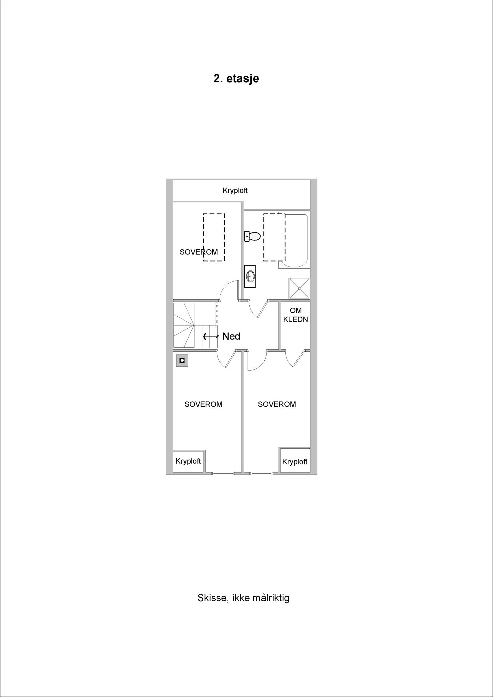 Planskisse 2. Etasje Galleribilde