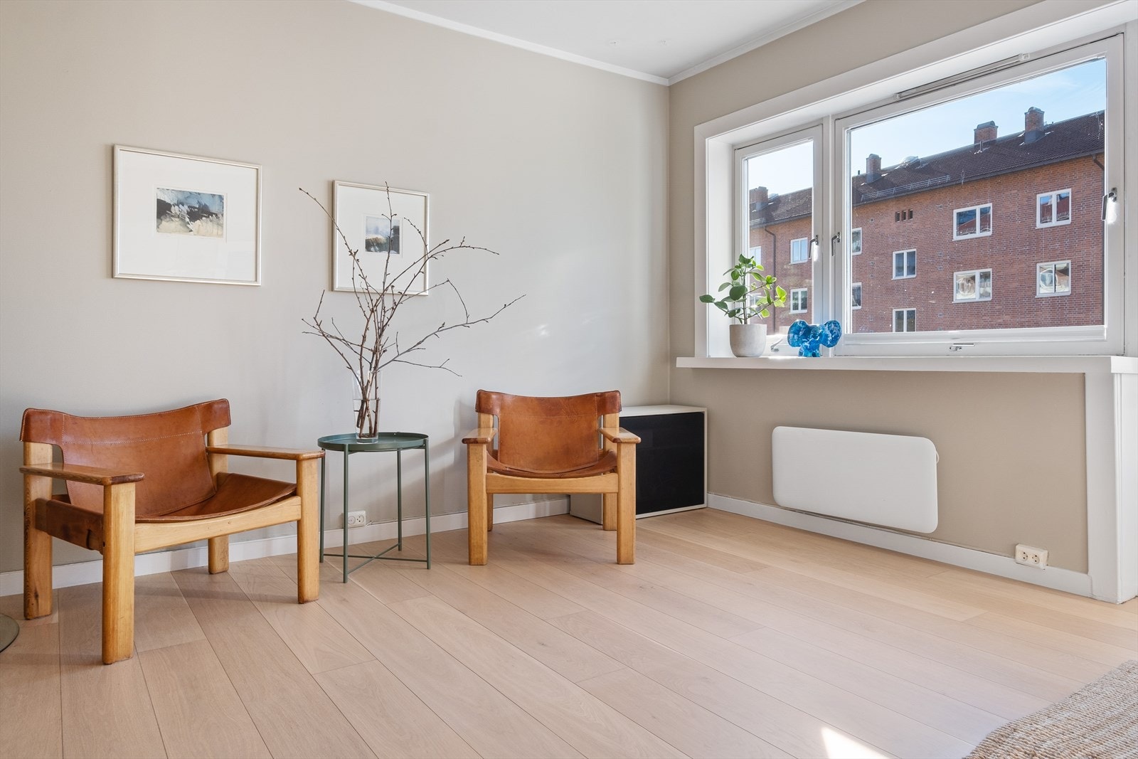 I 2017 ble det lagt ny parkett med varmefolie i gang, stue og kjøkken. Galleribilde