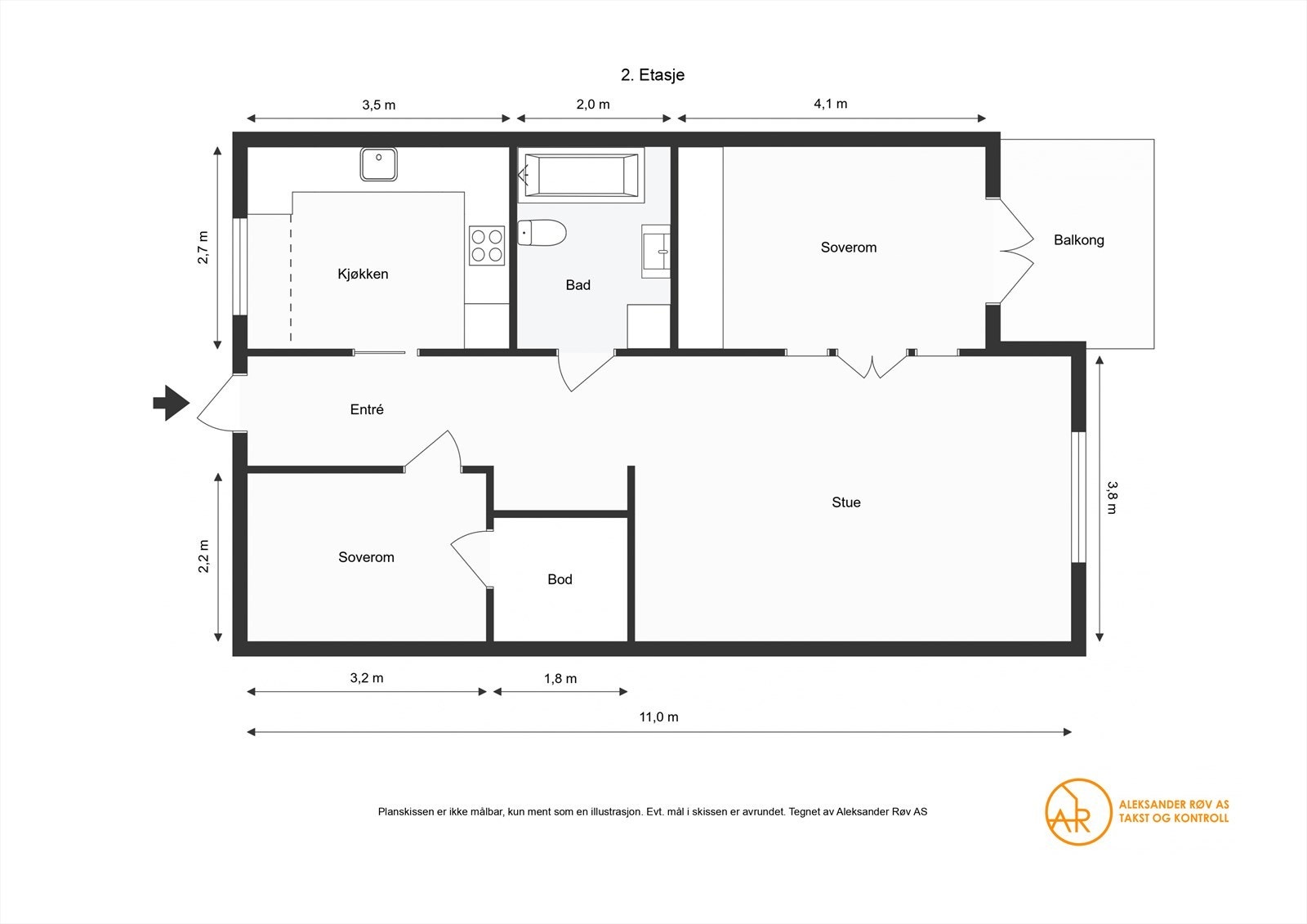 Plantegning Galleribilde