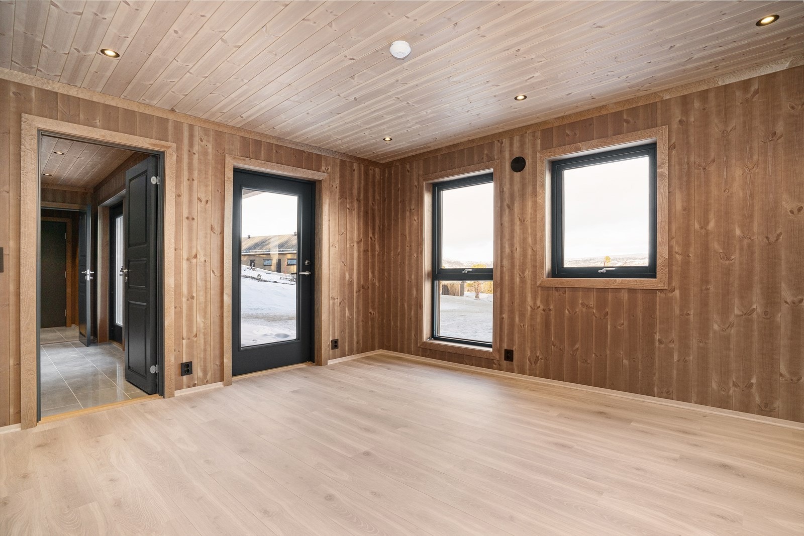 Denne delen inneholder stue/ oppholdsrom, kjøkken, soverom og bad Galleribilde