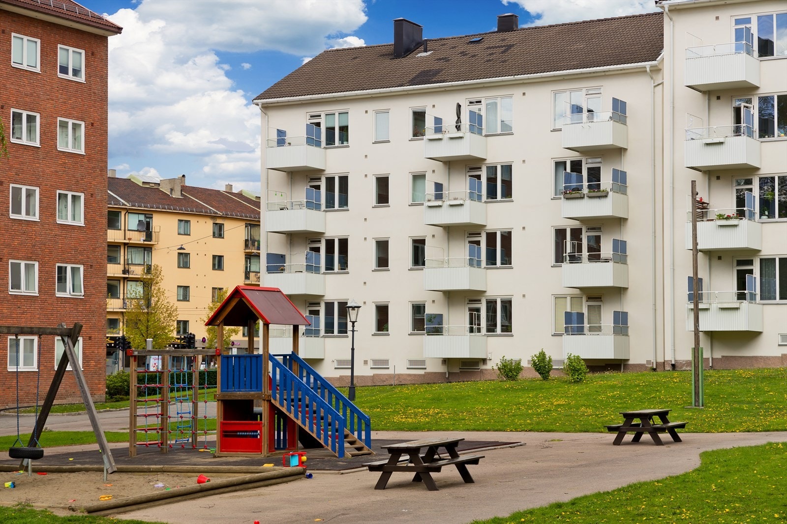 Her vil både store og små sette stor pris på det herlige felleskapet i borettslaget. Galleribilde