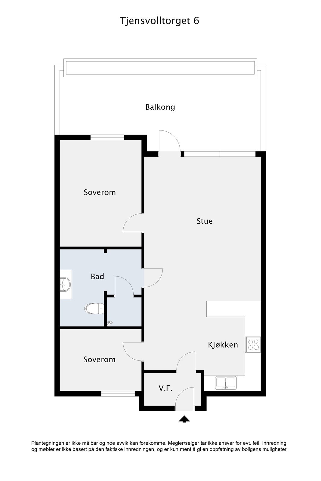 Plantegning Galleribilde