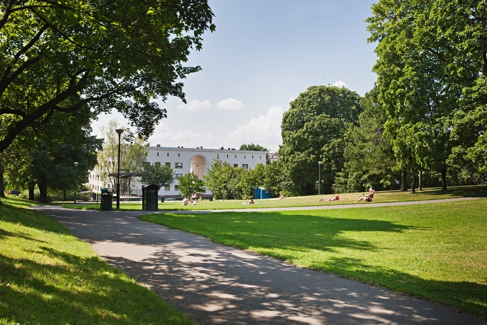 Bjølsenparken. Galleribilde