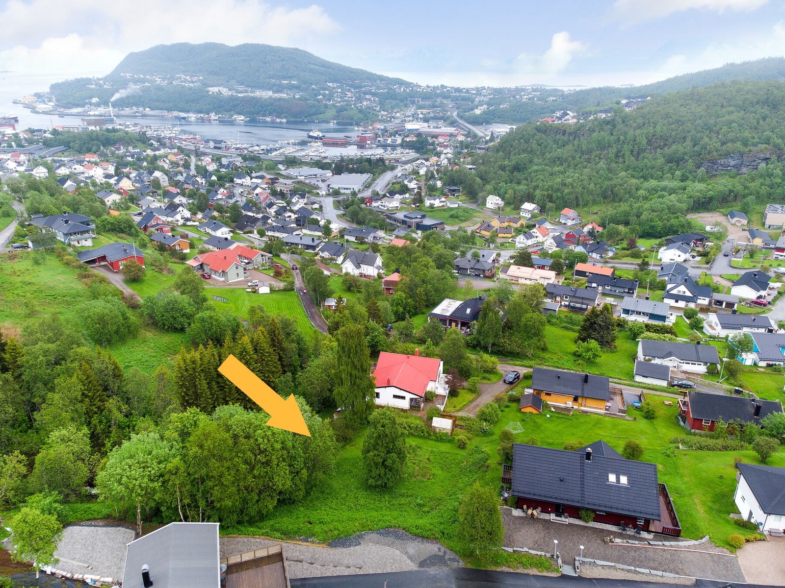 Ligger i enden av en blindvei - grenser til friareal Galleribilde