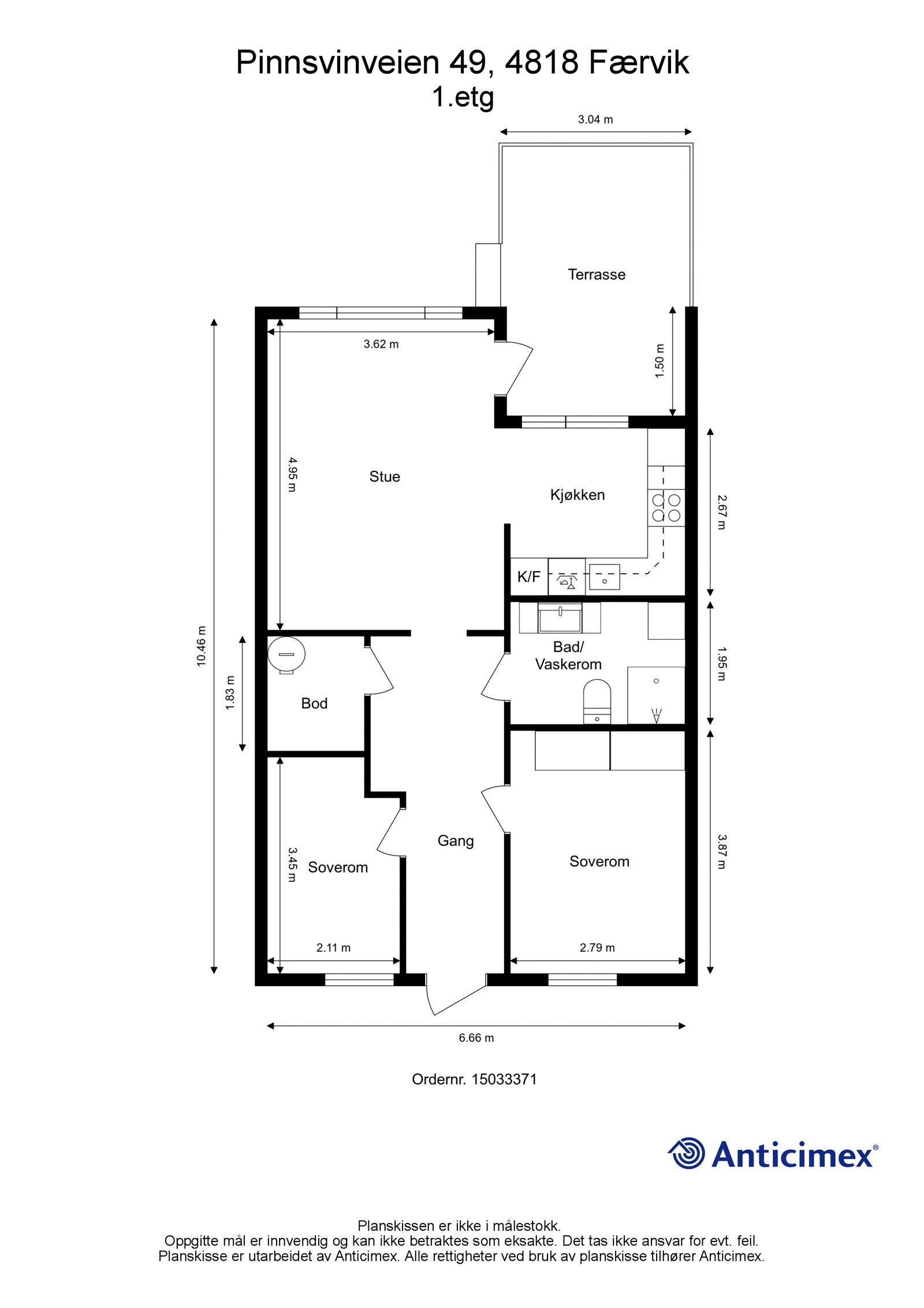 Plantegning Galleribilde