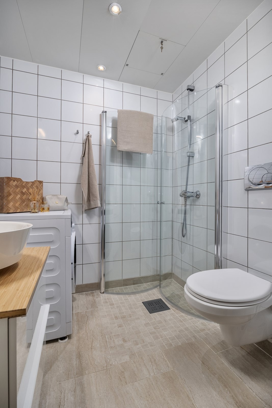 Badet er tilkoblet mekanisk avtrekk Galleribilde
