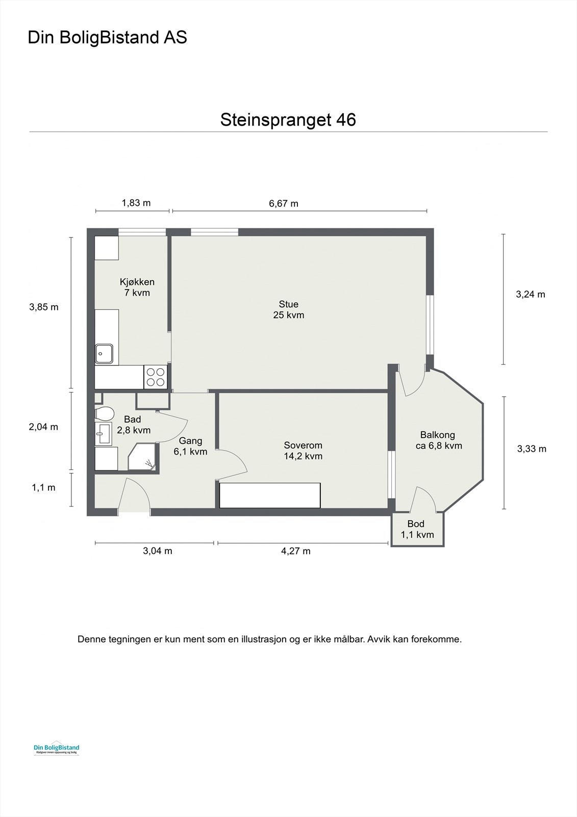 Plantegning Galleribilde