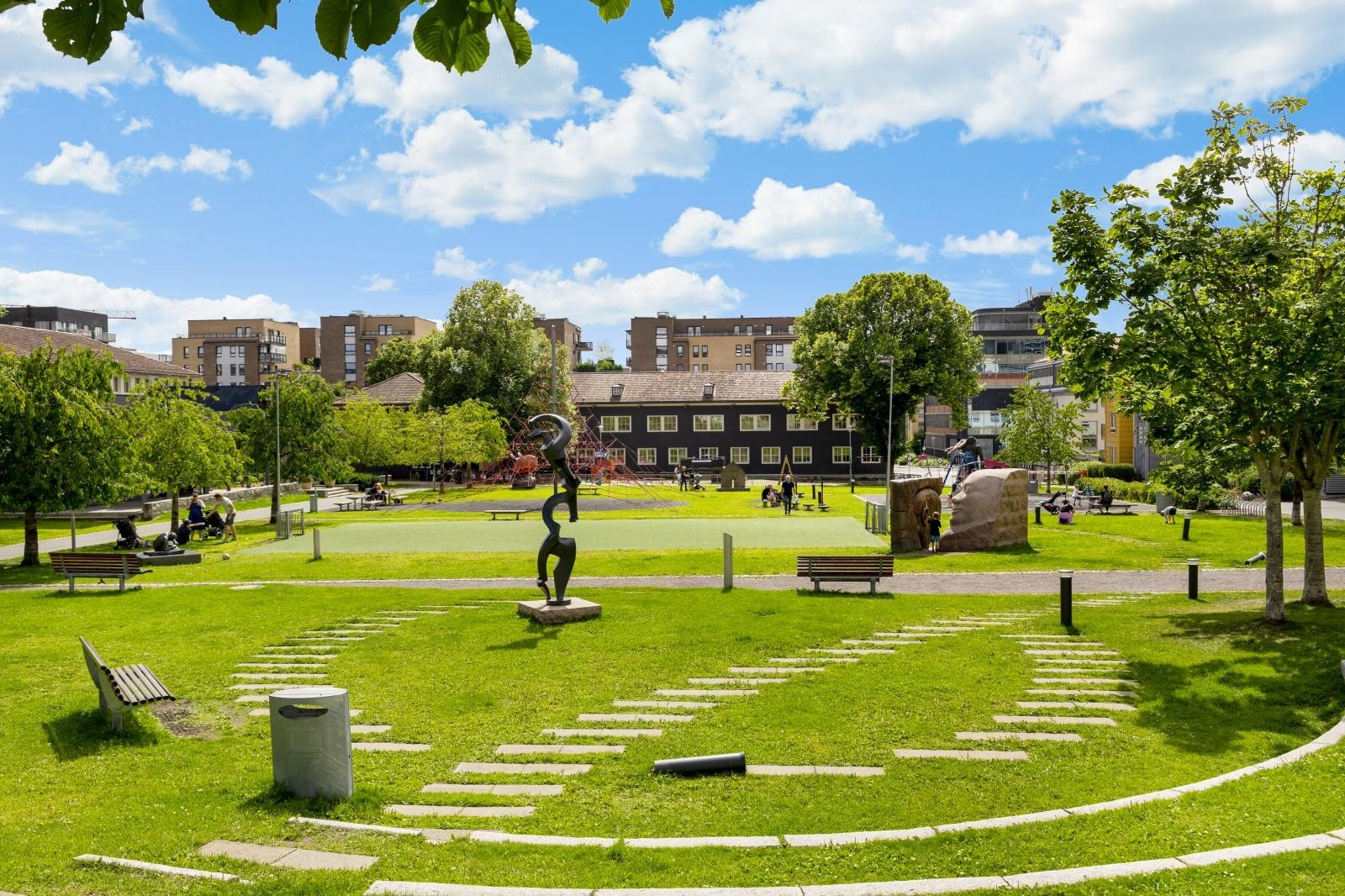 Peer Gynt parken - Det etableres også en park like ved siden av borettslaget. Galleribilde