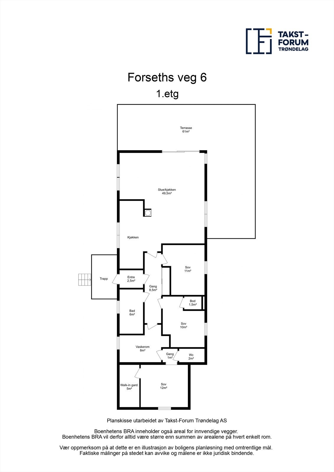 Plantegning Galleribilde