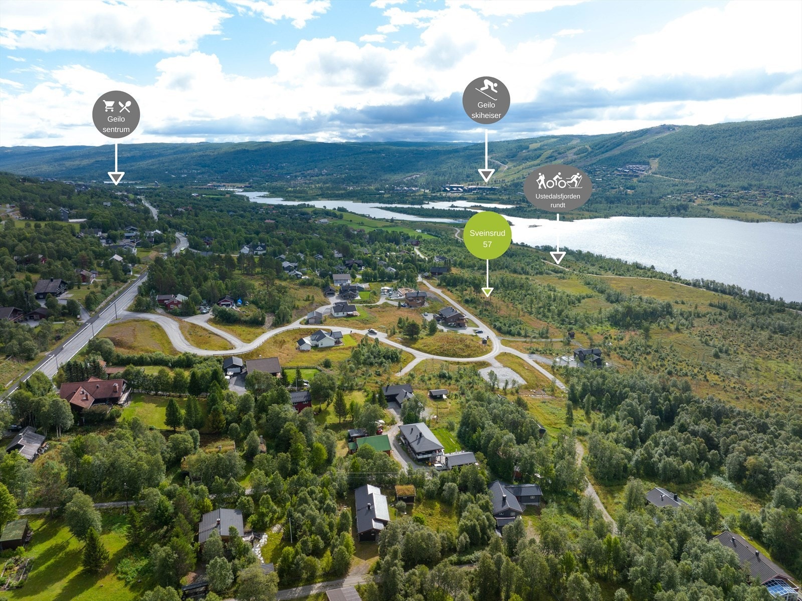 Sentralt med flotte turmuligheter og gangavstand til sentrum Galleribilde