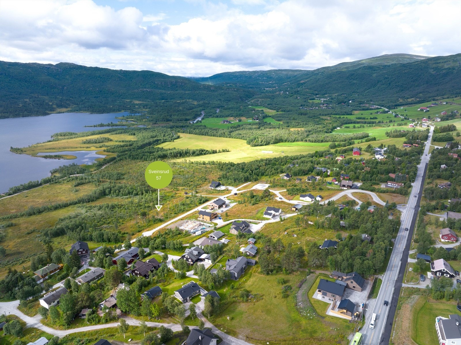 Utsikt mot vest og Hardangervidda Galleribilde