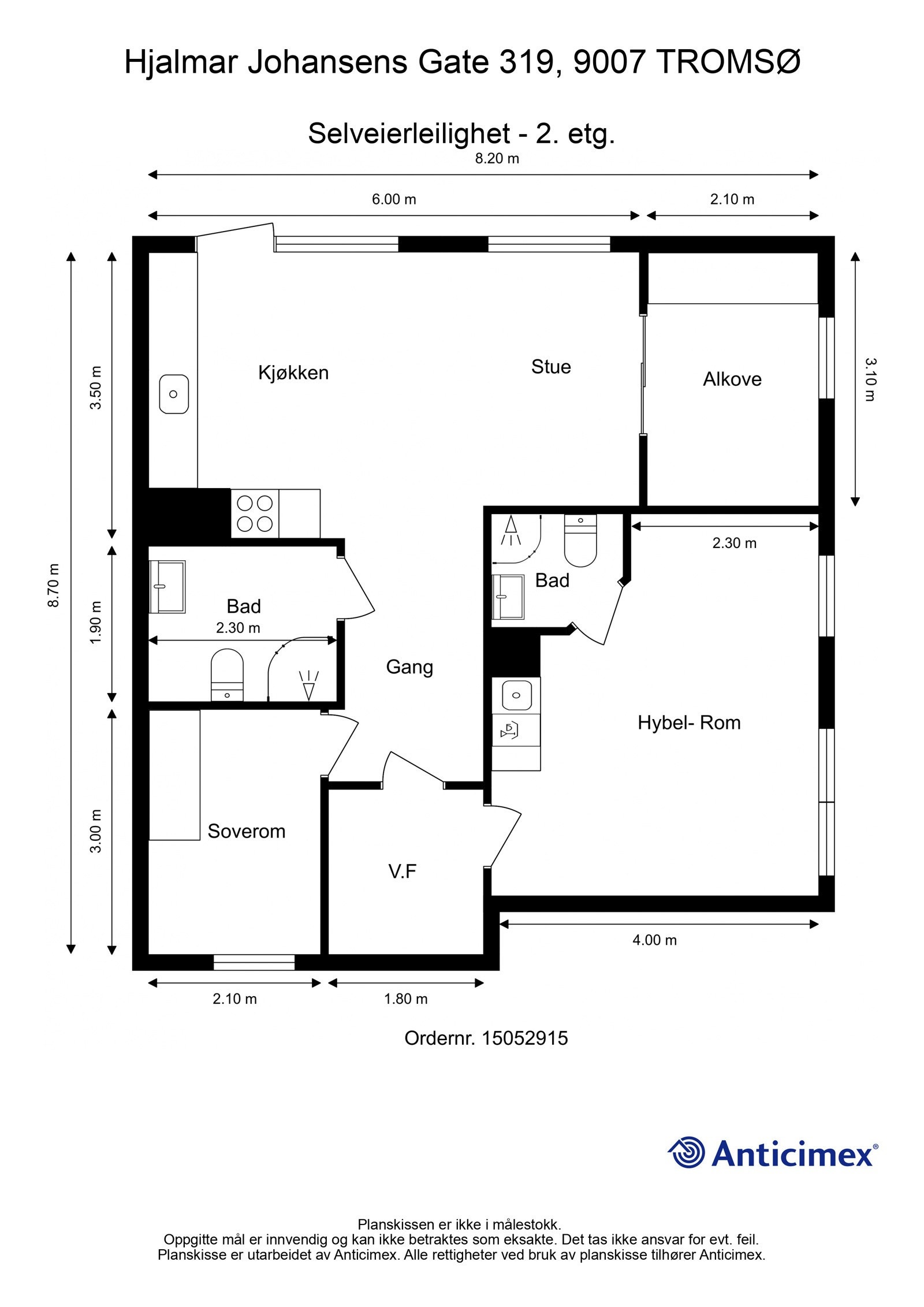 Plantegning Galleribilde