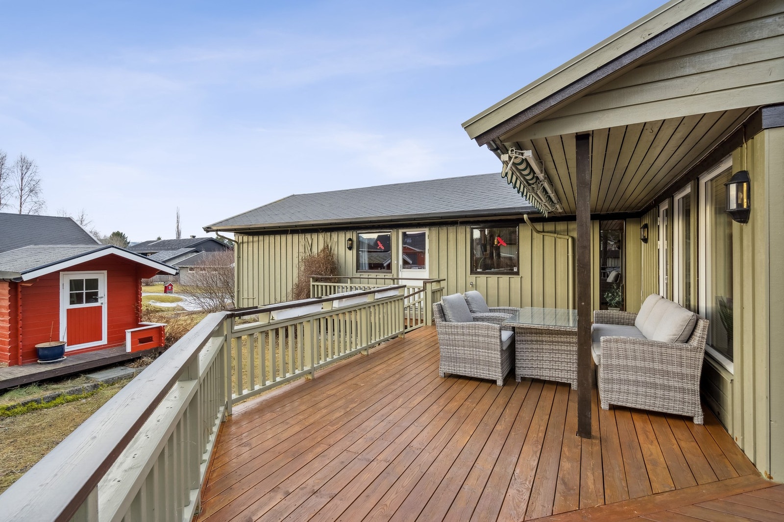 Solrik terrasse på hele 55 kvm. Galleribilde