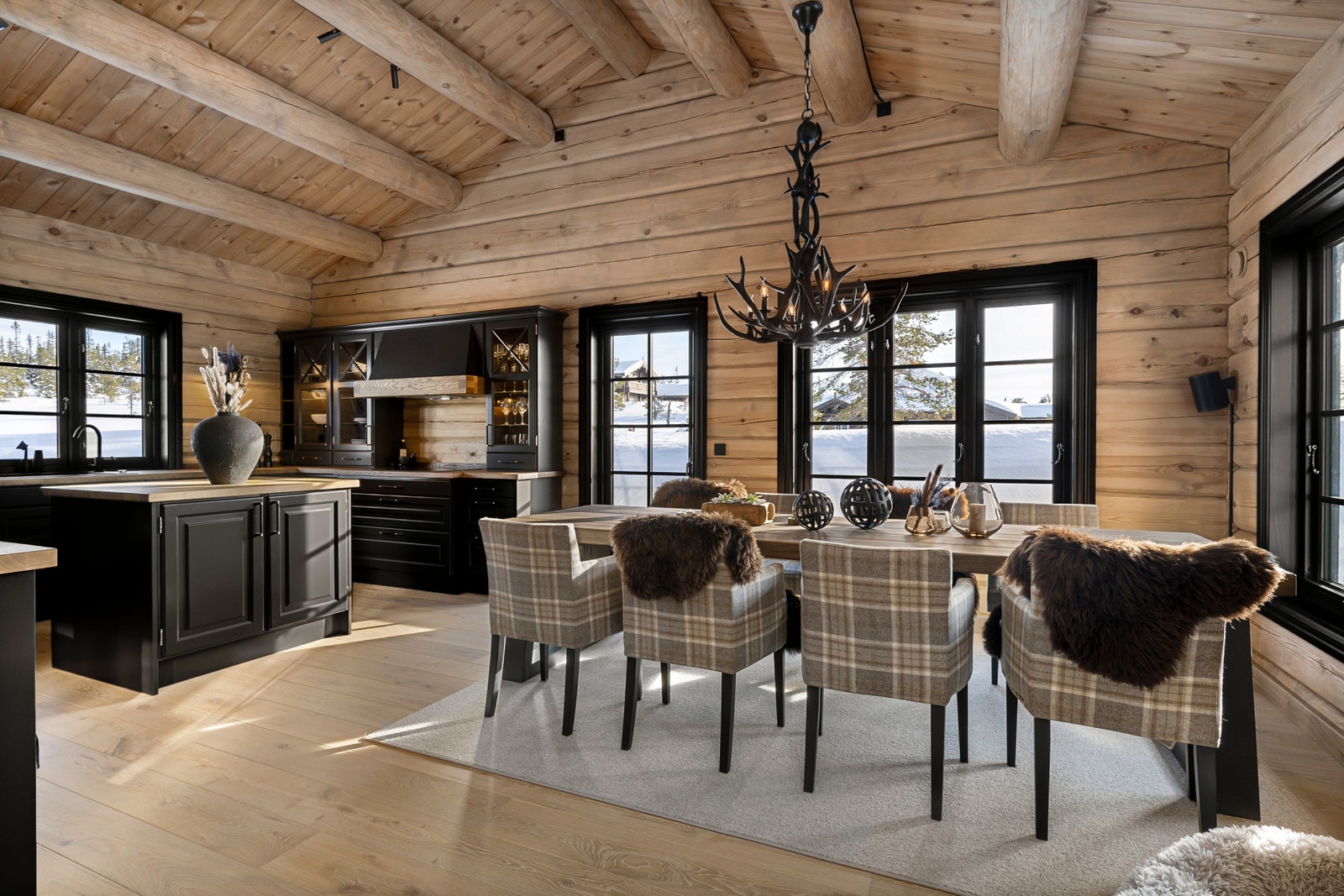 Eksempel fra møblert hytte. Galleribilde