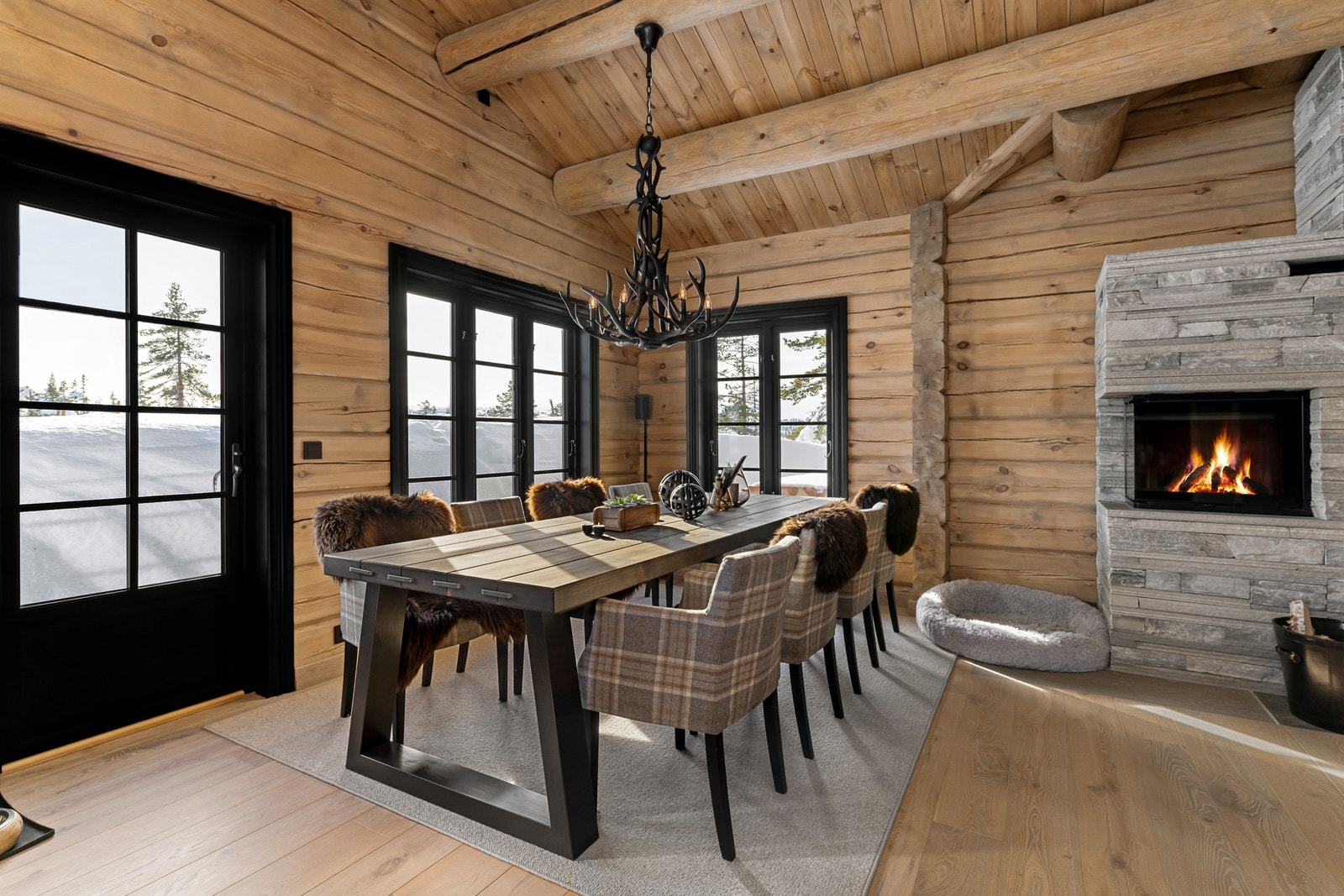 Eksempel fra møblert hytte. Galleribilde