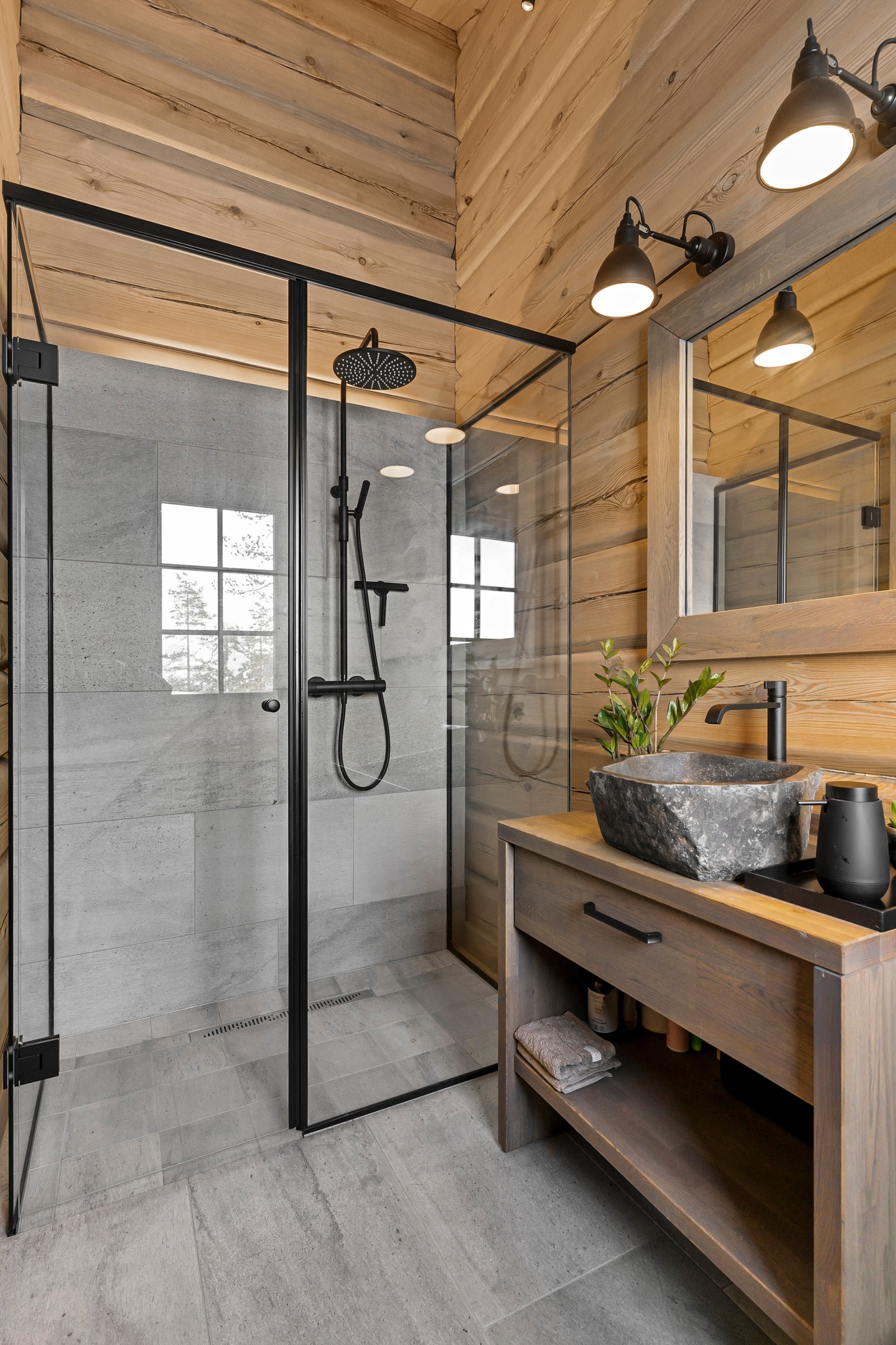 Eksempel fra møblert hytte Masterbedroom Bad. Galleribilde