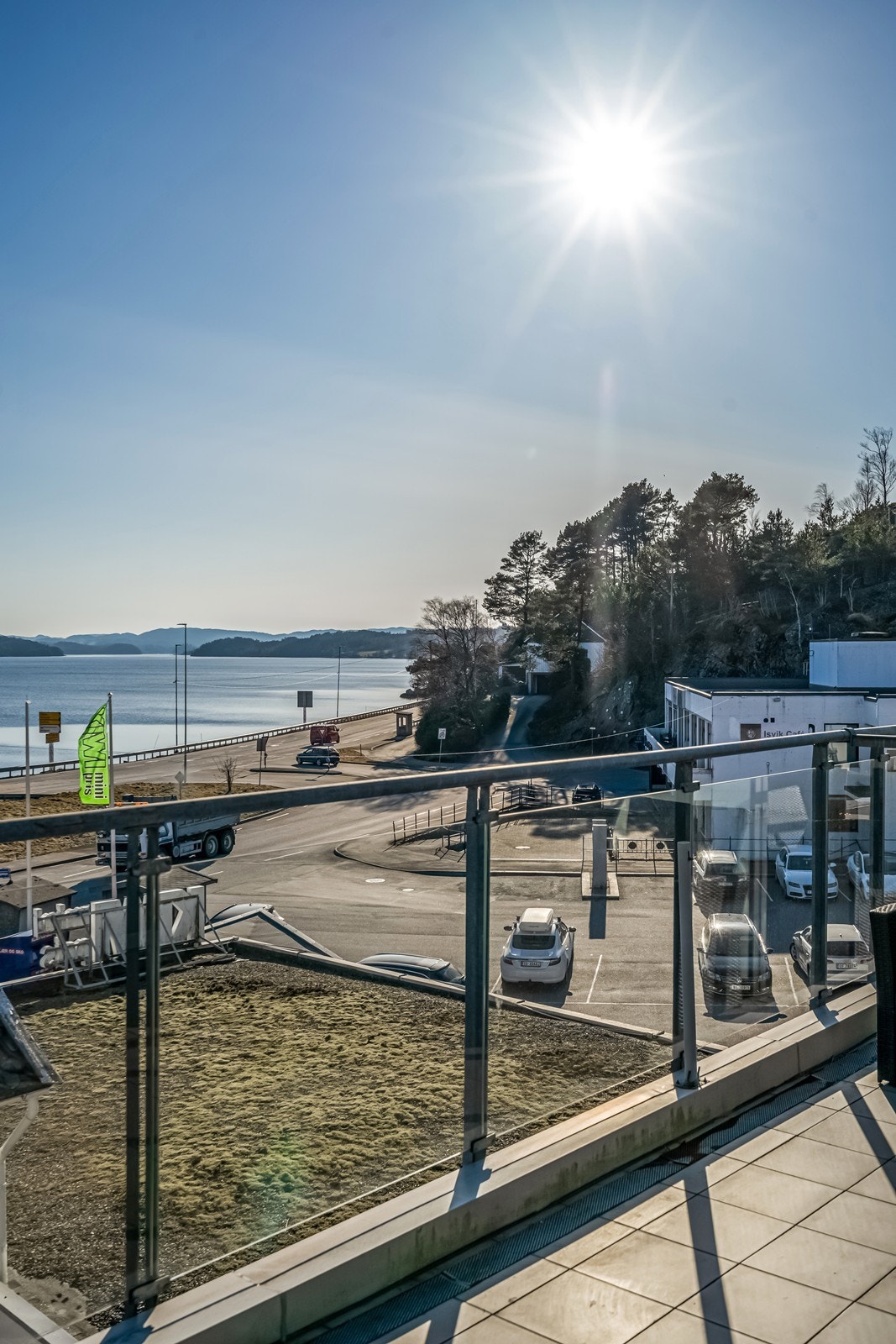 Glassrekkverk Galleribilde