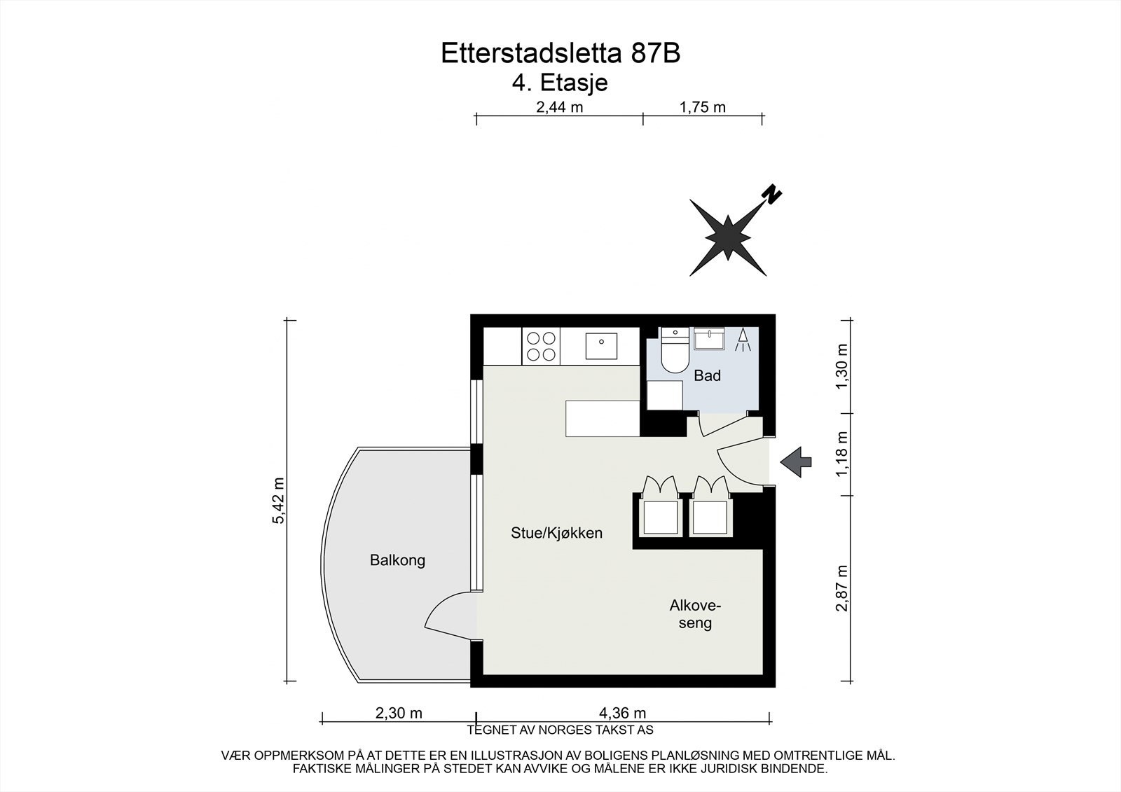 Plantegning Galleribilde