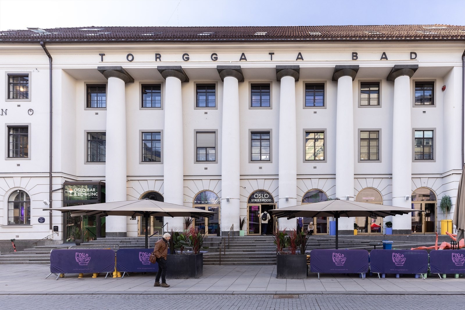 Historiske Torggata bad, nå Oslo Street Food kan by på nydelig mat fra hele verden! Galleribilde