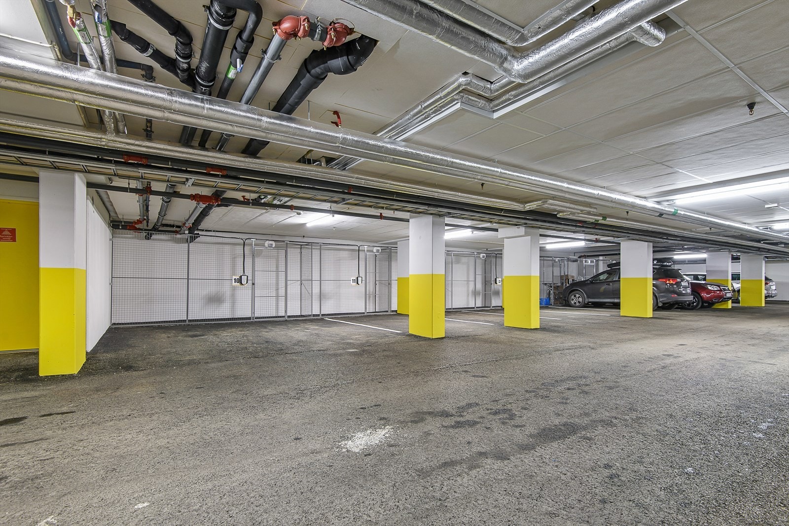 Parkeringskjeller og med heis opp til de ulike etasjene. Det er lettvint å bo i Kvartal 17. Galleribilde