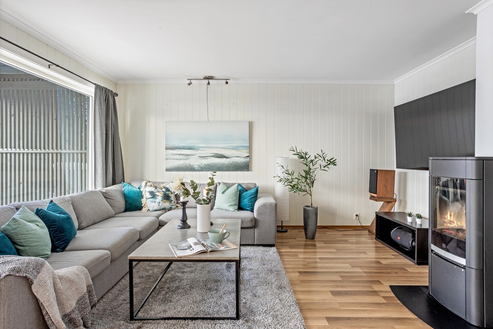 Vedovn i stuen Galleribilde