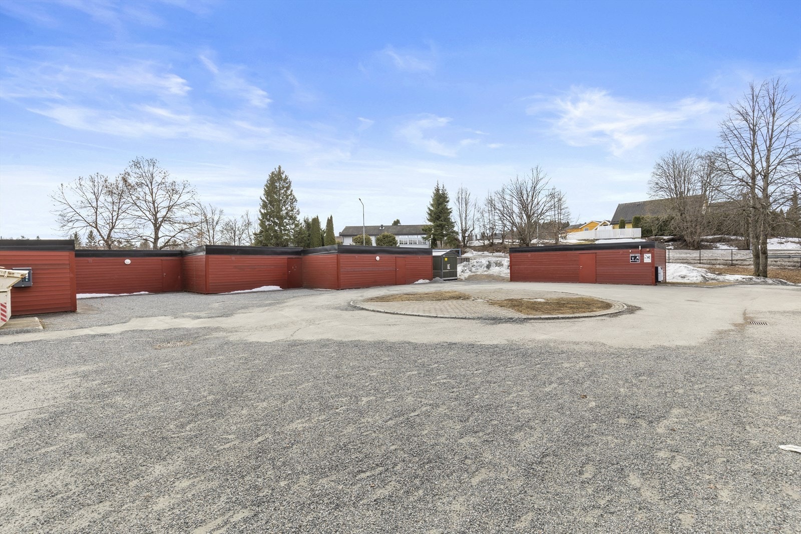 Andelen disponerer en utvendig bod. Galleribilde