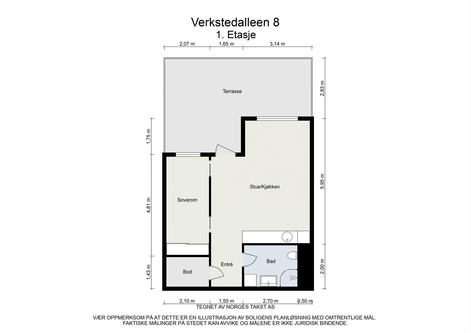 Plantegning Galleribilde