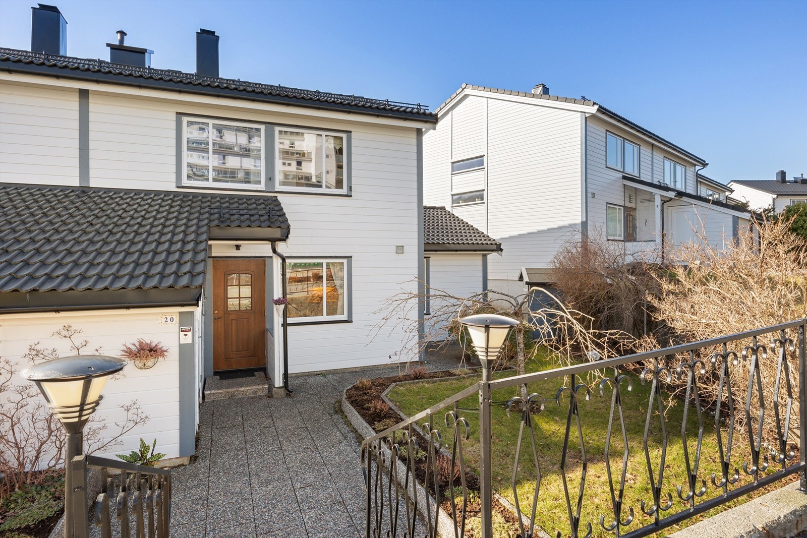 Fasade ved inngangsparti Galleribilde