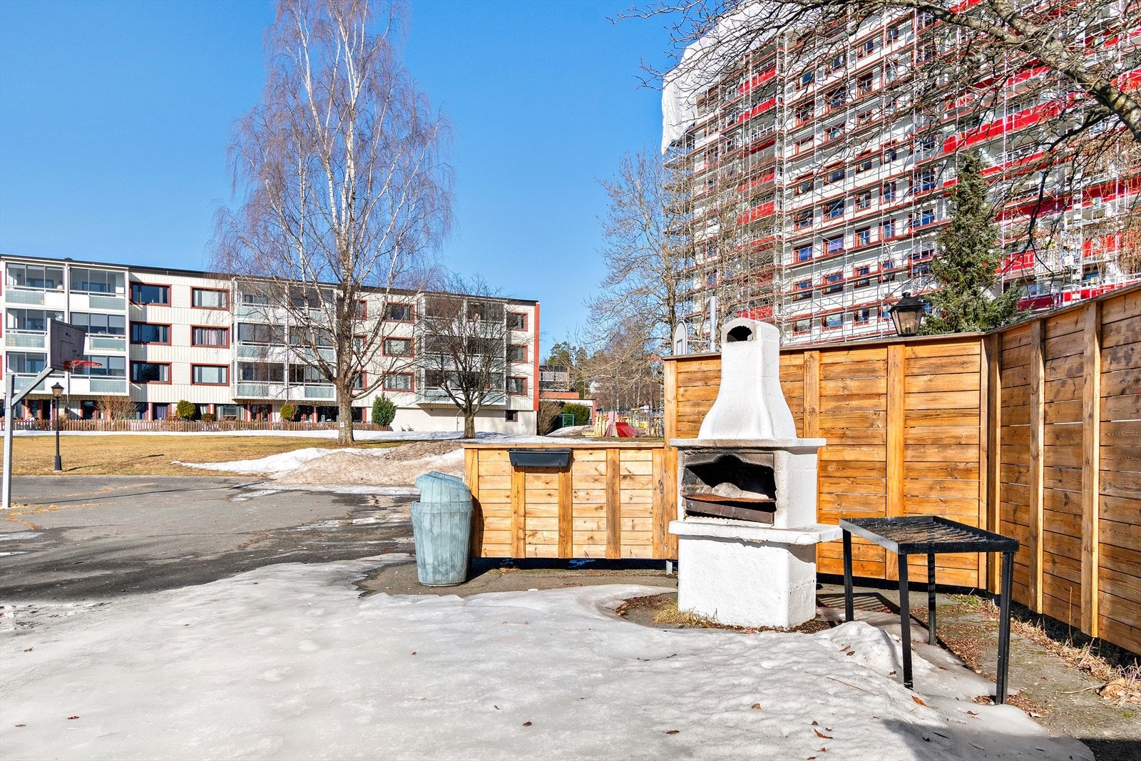 Muligheter for grilling for beboerne Galleribilde